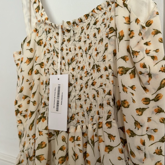 REFORMATION Size 8 TAIGA DRESS Blanche - Picture 7 of 9